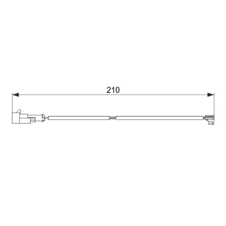 A.B.S. 39684 Bremsbelagverschleißsensor für