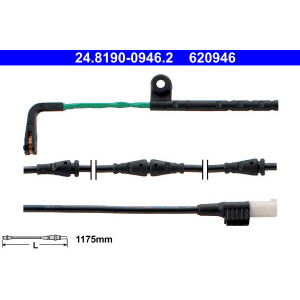 ATE 24.8190-0946.2 Sensore usura pastiglie freni anteriore per Land Rover Discovery