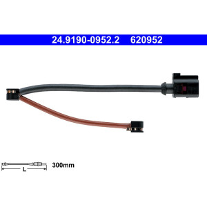 ATE 24.8190-0952.2 Snímač opotřebení brzdových destiček pro 911 Cayman Boxster Boxter
