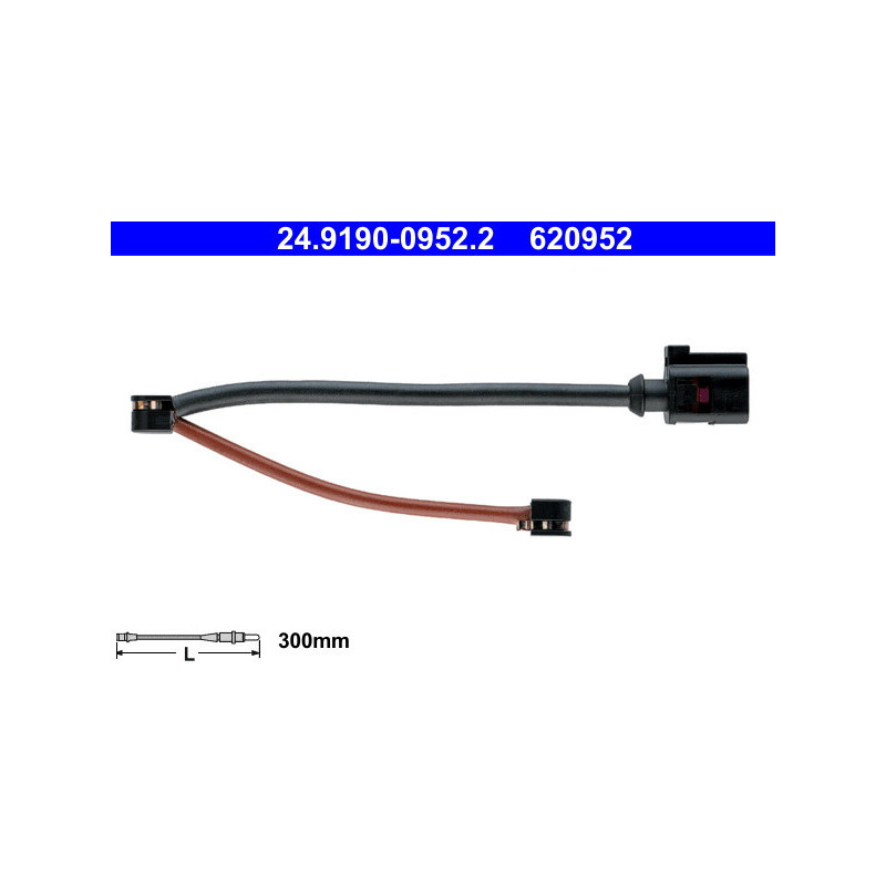 ATE 24.8190-0952.2 Bremsbelagverschleißsensor für 911 Cayman Boxster Boxter