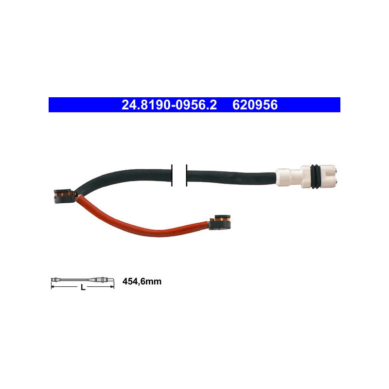 ATE 24.8190-0956.2 Sensore usura pastiglie freni per Porsche 911 Cayman