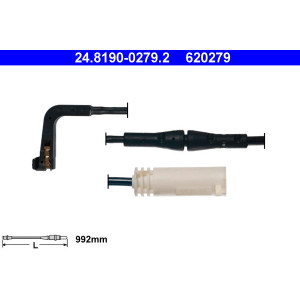 ATE 24.8190-0279.2 Sensor desgaste pastillas freno para BMW 5