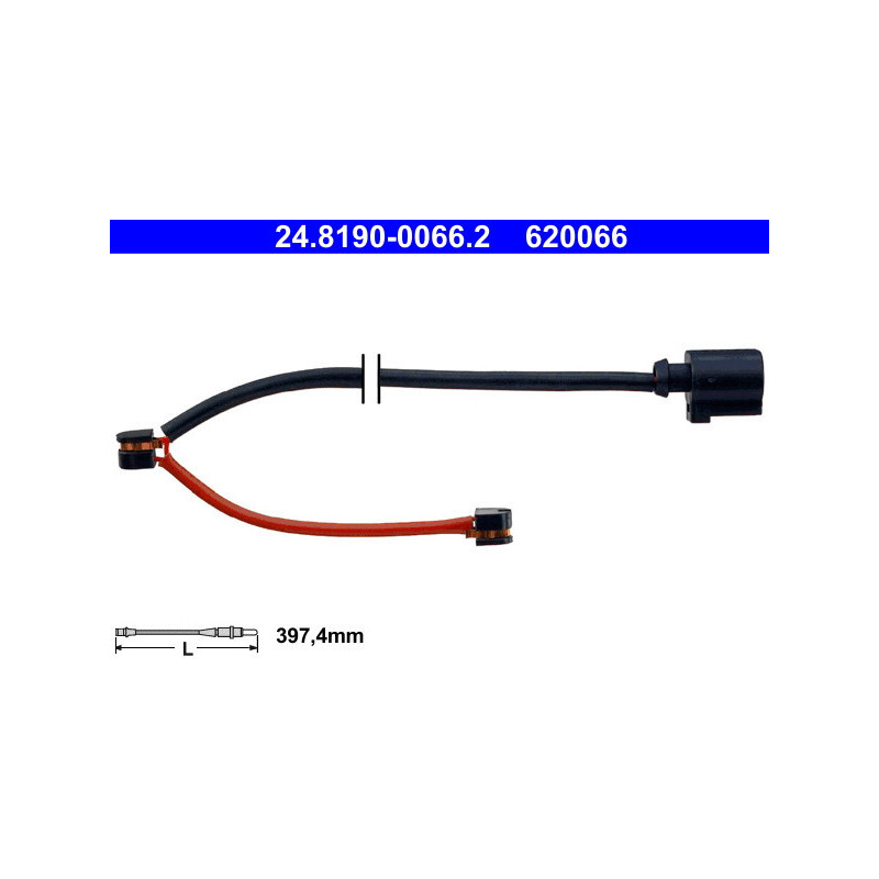 ATE 24.8190-0066.2 Sensore usura pastiglie freni per Porsche Cayenne