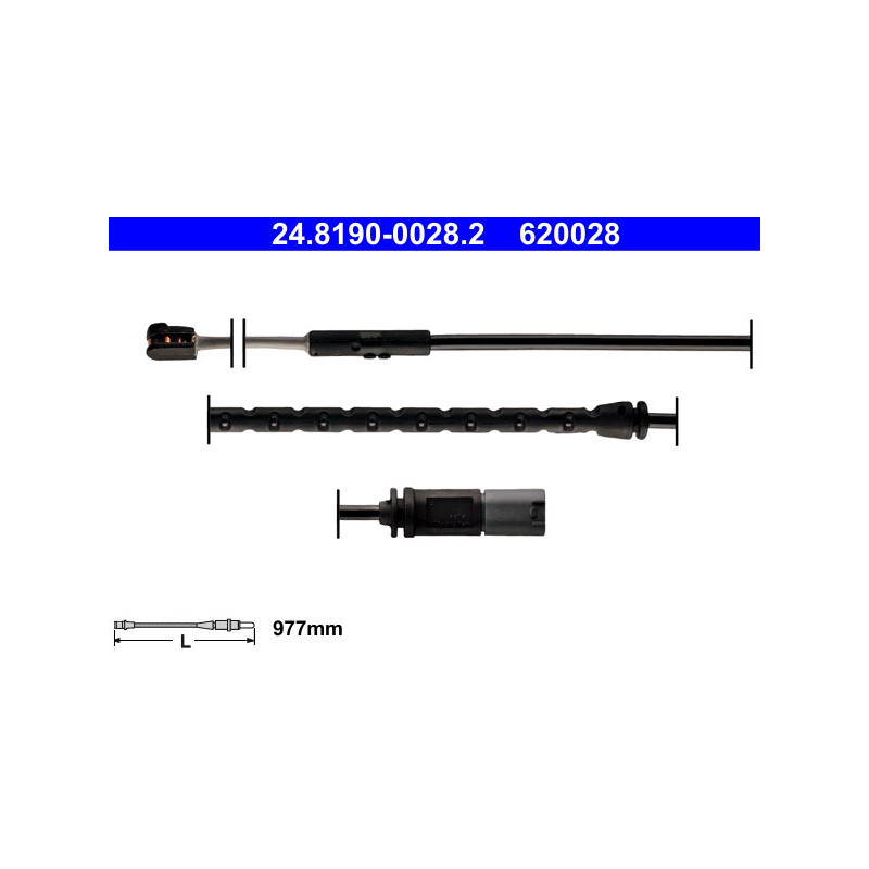 ATE 24.8190-0028.2 Sensore usura pastiglie freni per BMW X5 X6