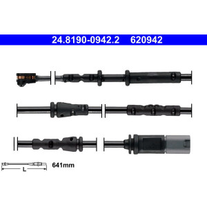 ATE 24.8190-0942.2 Sensore usura pastiglie freni per 2 Hatchback Countryman Clubman X1 X2 1
