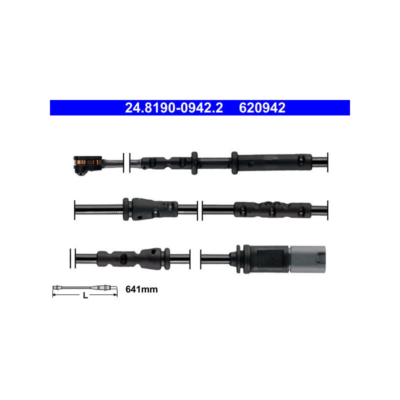 ATE 24.8190-0942.2 Brake Pad Wear Sensor for 2 Hatchback Countryman Clubman X1 X2 1 Convertible