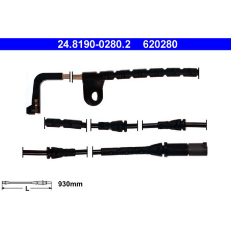 ATE 24.8190-0280.2 Brake Pad Wear Sensor for BMW X6