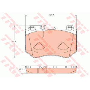 Pastiglie freno Anteriore per Mercedes Classe C W205 S205 C205 A205 TRW GDB2078