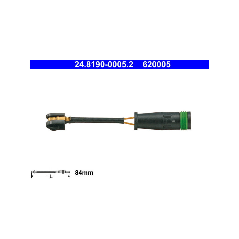 ATE 24.8190-0005.2 Témoin d'usure de plaquette de frein pour Sprinter Crafter