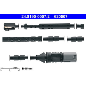 ATE 24.8190-0007.2 Brake Pad Wear Sensor for BMW 3 4 1 2