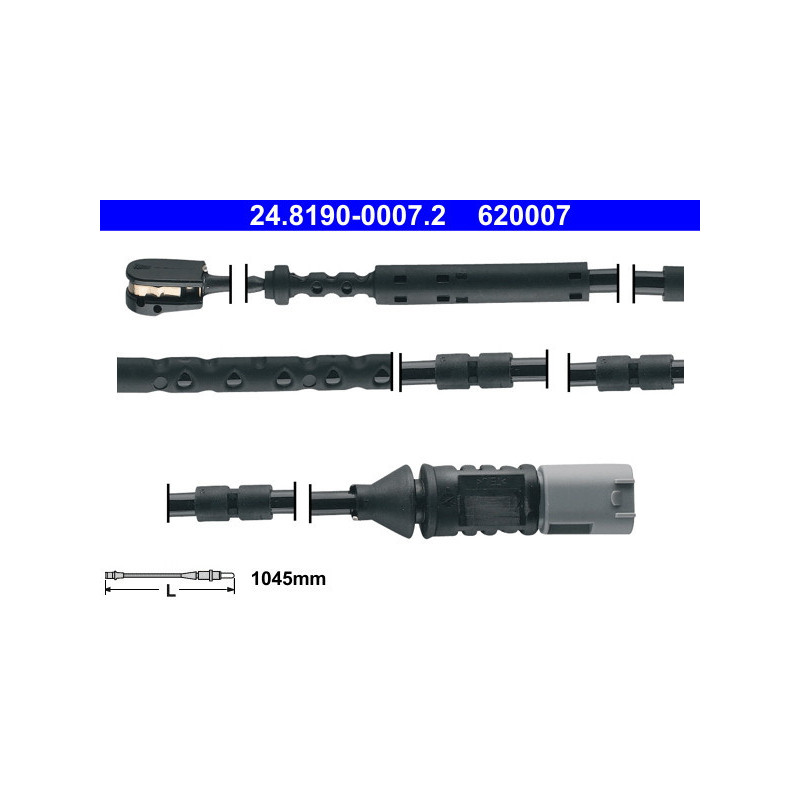 ATE 24.8190-0007.2 Bremsbelagverschleißsensor für BMW 3 4 1 2