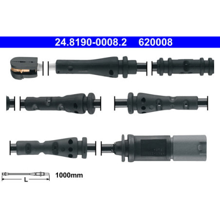 ATE 24.8190-0008.2 Brake Pad Wear Sensor for BMW 6 5