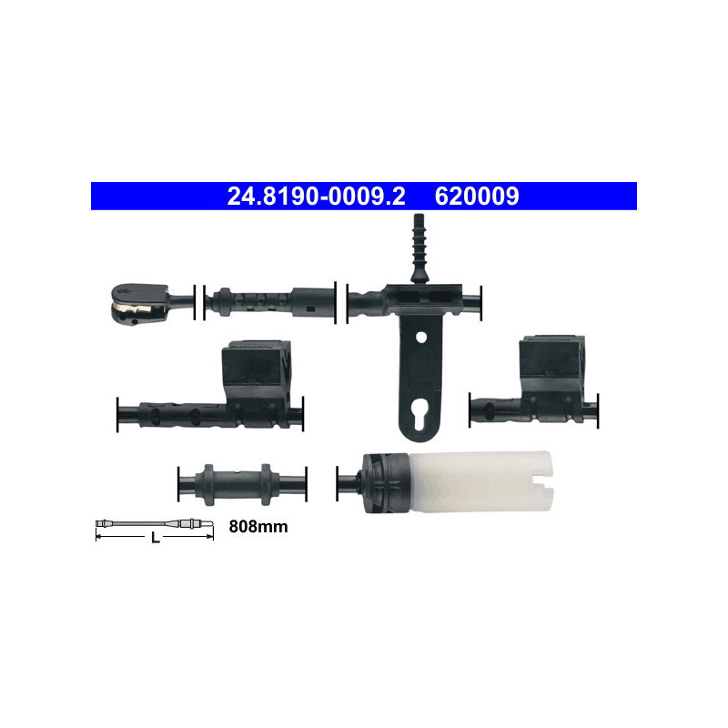 ATE 24.8190-0009.2 Sensore usura pastiglie freni per Coupe Roadster Convertible Hatchback