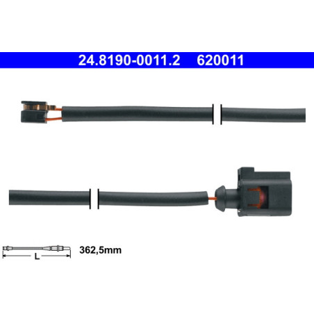 ATE 24.8190-0011.2 Sensore usura pastiglie freni per Audi Q7