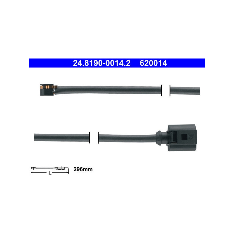ATE 24.8190-0014.2 Sensore usura pastiglie freni per Cayenne Panamera Touareg