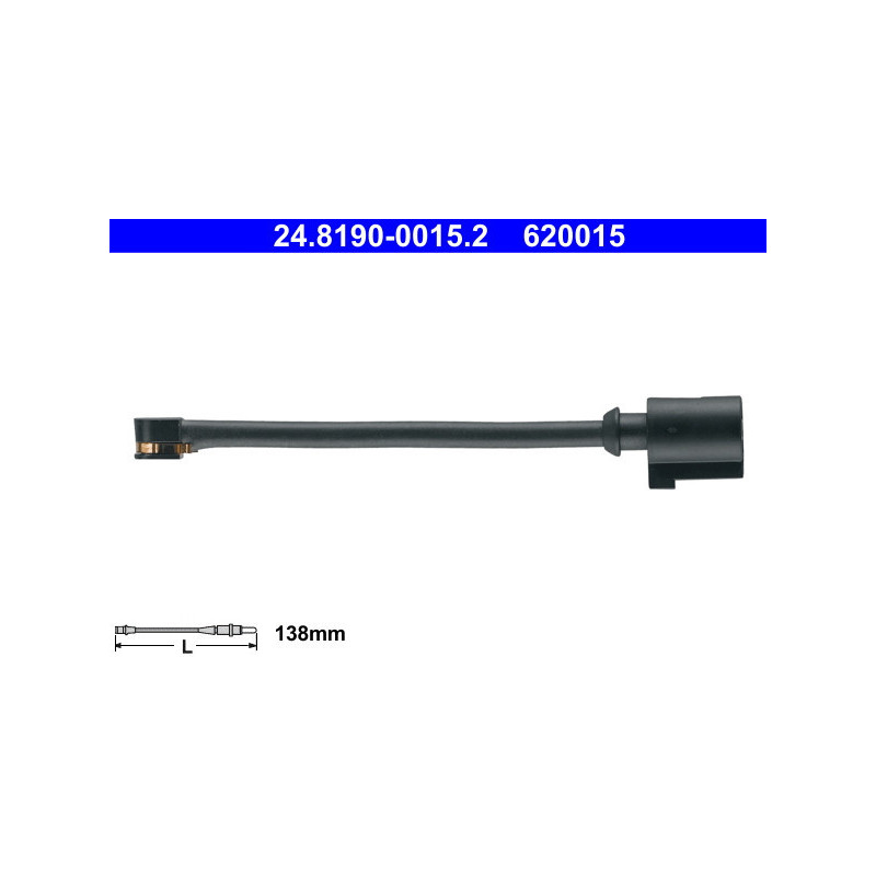 ATE 24.8190-0015.2 Brake Pad Wear Sensor for Cayenne Panamera Touareg