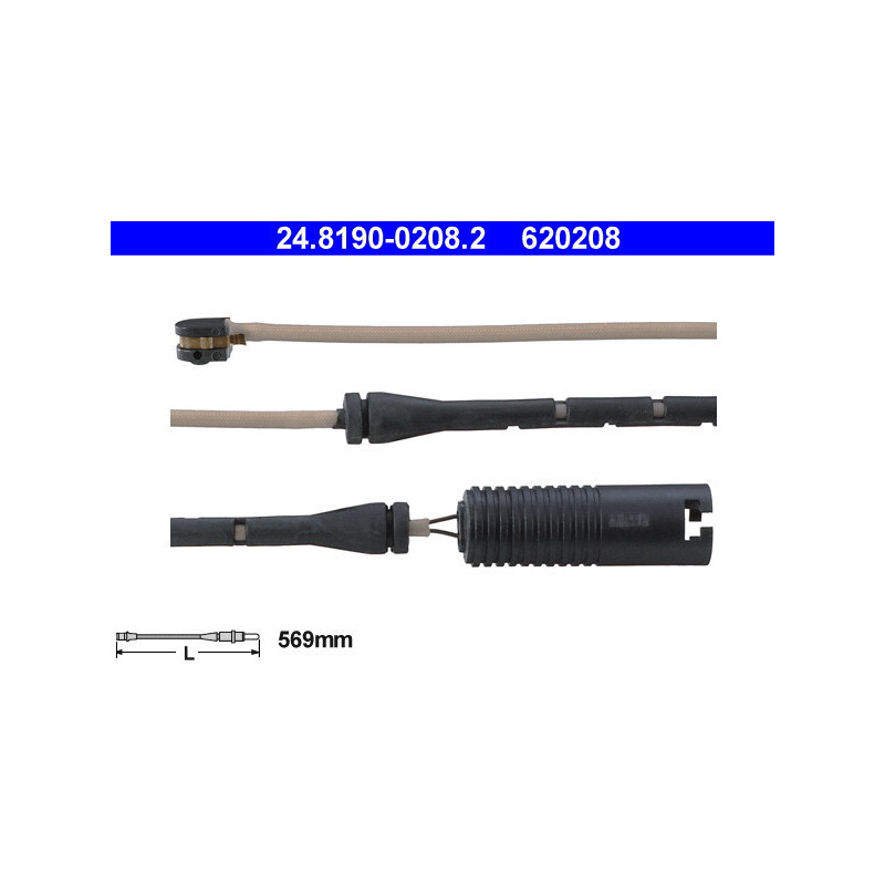 ATE 24.8190-0208.2 Témoin d'usure de plaquette de frein pour BMW 7