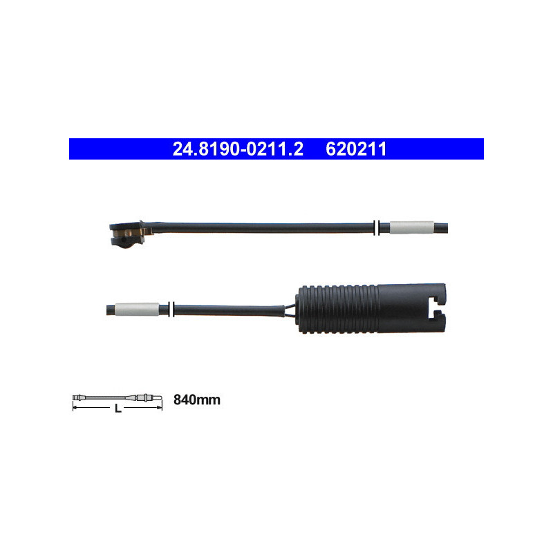 ATE 24.8190-0211.2 Témoin d'usure de plaquette de frein pour BMW Z3 3