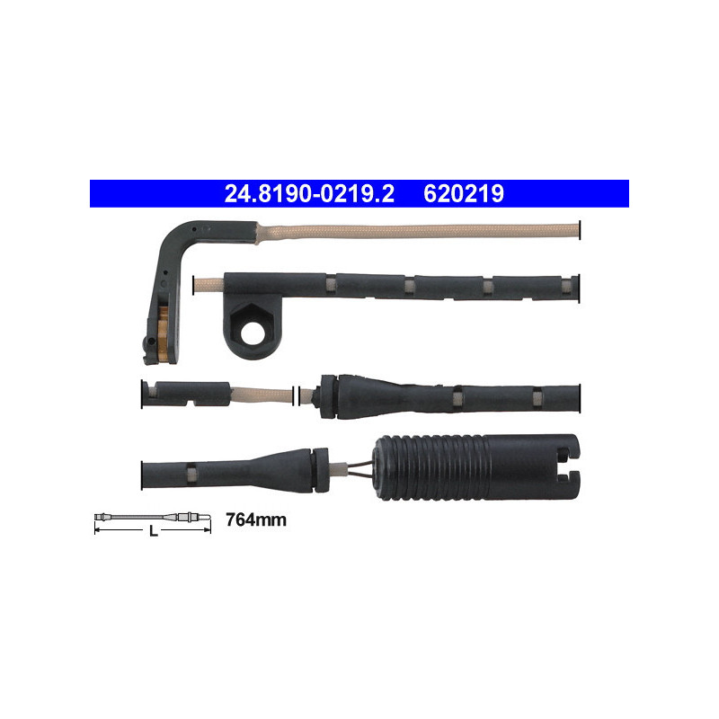 ATE 24.8190-0219.2 Snímač opotrebovania brzdových doštičiek pre BMW 5