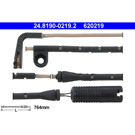 ATE 24.8190-0219.2 Snímač opotrebovania brzdových doštičiek pre BMW 5