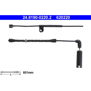 ATE 24.8190-0220.2 Témoin d'usure de plaquette de frein pour BMW 3 Z4