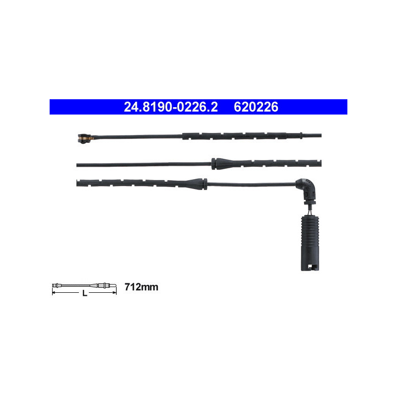 ATE 24.8190-0226.2 Témoin d'usure de plaquette de frein pour BMW X5