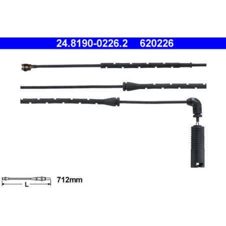 ATE 24.8190-0226.2 Brake Pad Wear Sensor for BMW X5