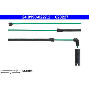 ATE 24.8190-0227.2 Témoin d'usure de plaquette de frein pour BMW 3