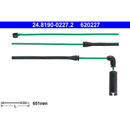 ATE 24.8190-0227.2 Bremsbelagverschleißsensor für BMW 3