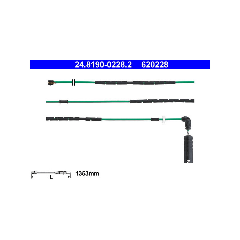 ATE 24.8190-0228.2 Sensore usura pastiglie freni per BMW 3