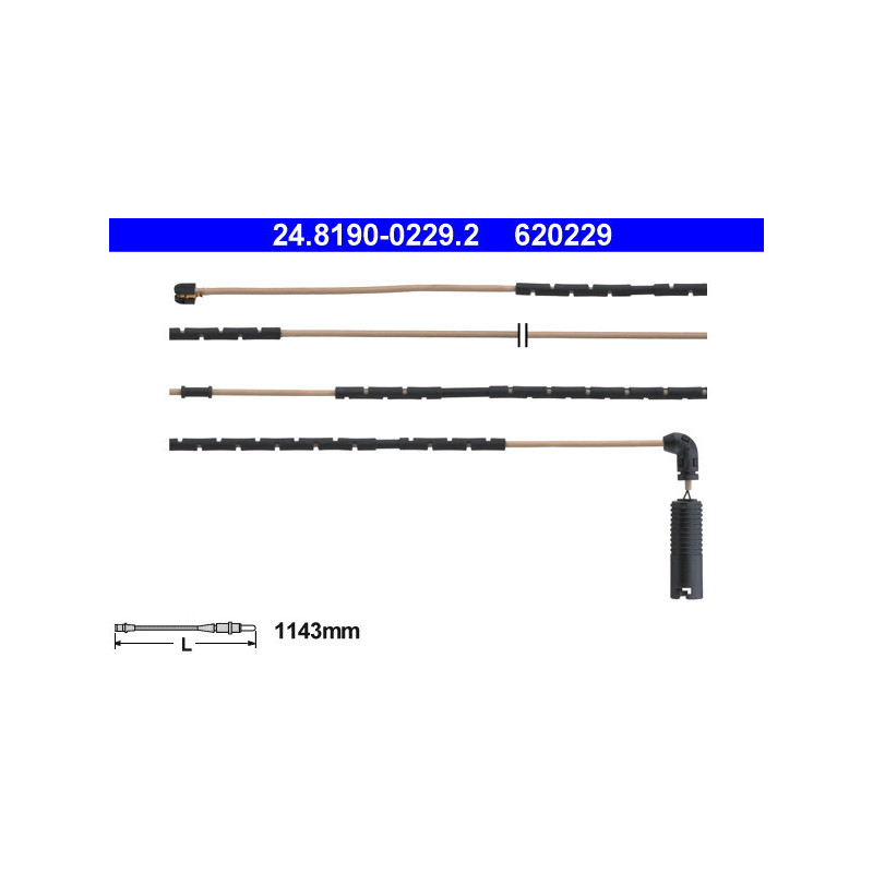 ATE 24.8190-0229.2 Brake Pad Wear Sensor for BMW Z4