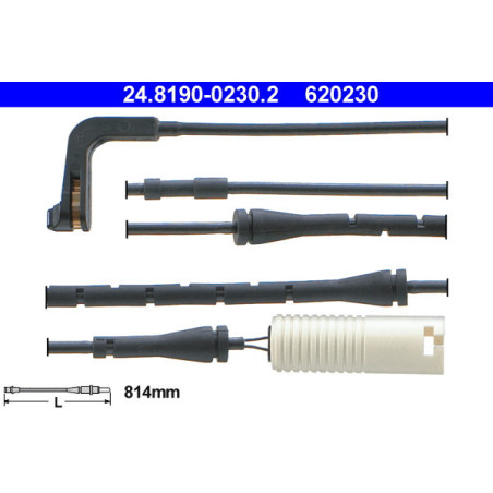 ATE 24.8190-0230.2 Brake Pad Wear Sensor for BMW 7