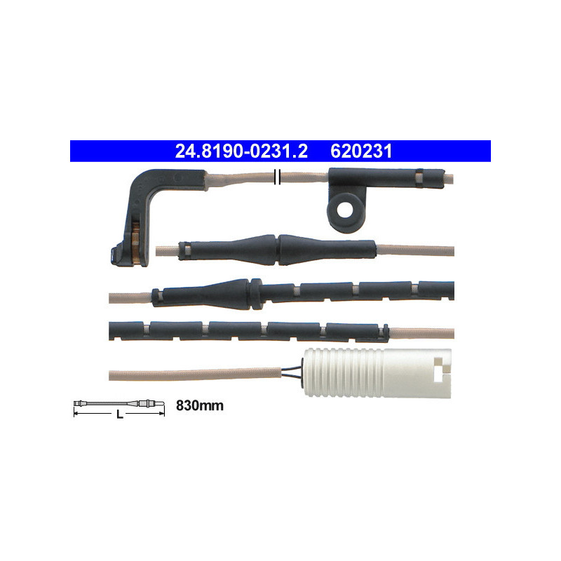 ATE 24.8190-0231.2 Czujnik zużycia klocków hamulcowych dla BMW 7