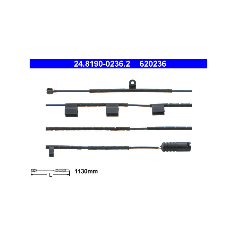ATE 24.8190-0236.2 Brake Pad Wear Sensor for MINI Hatchback Convertible