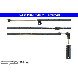 ATE 24.8190-0240.2 Sensore usura pastiglie freni per BMW X3