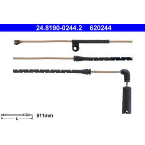 ATE 24.8190-0244.2 Sensor desgaste pastillas freno para BMW Z4