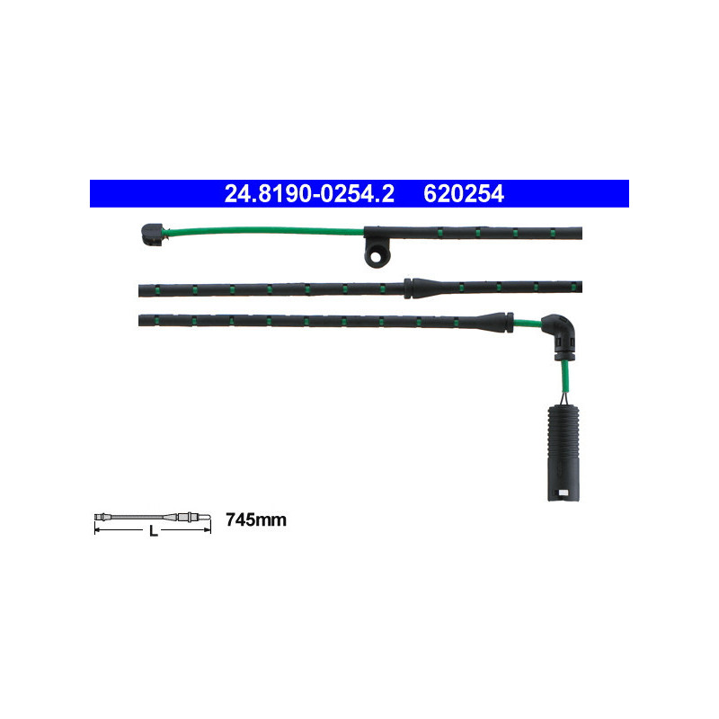 ATE 24.8190-0254.2 Sensore usura pastiglie freni per BMW X3
