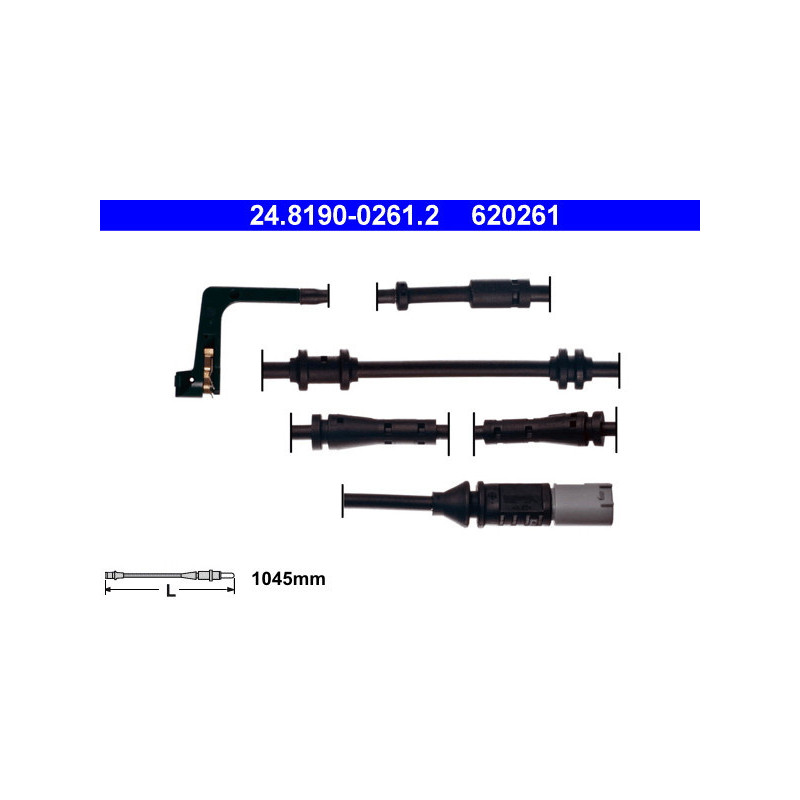 ATE 24.8190-0261.2 Brake Pad Wear Sensor for BMW 7