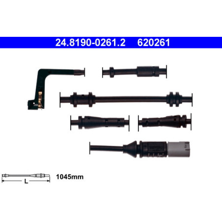 ATE 24.8190-0261.2 Brake Pad Wear Sensor for BMW 7