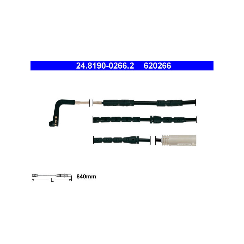 ATE 24.8190-0266.2 Sensore usura pastiglie freni per BMW 3 X1
