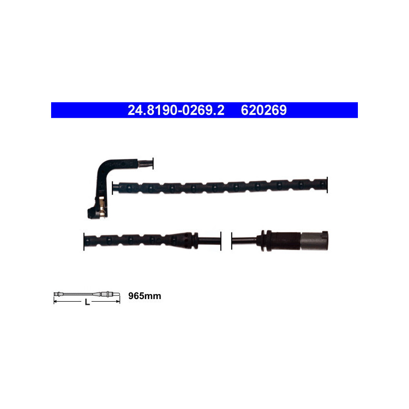 ATE 24.8190-0269.2 Brake Pad Wear Sensor for BMW X5 X6