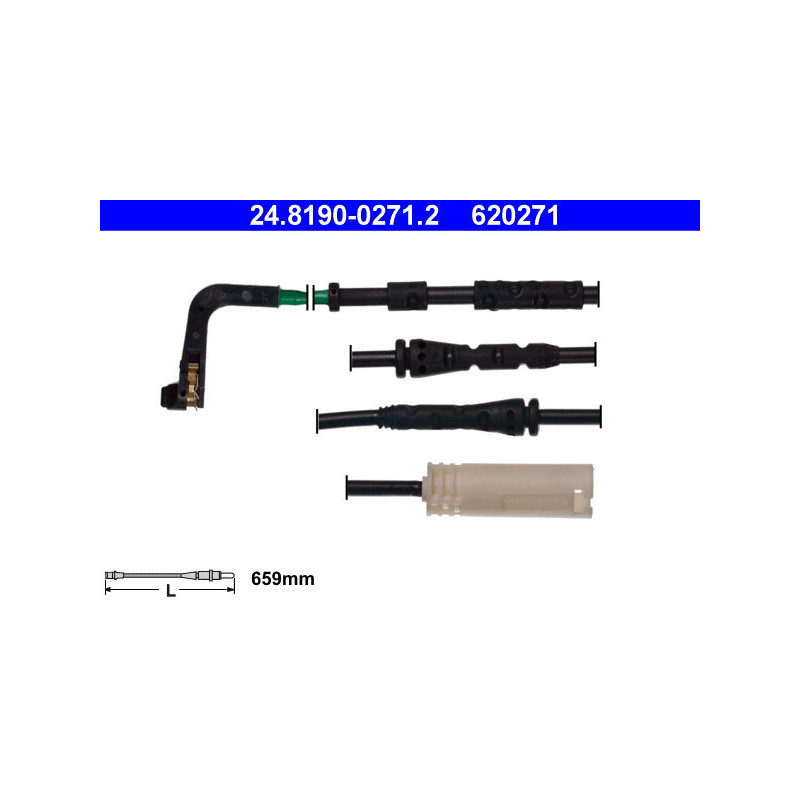 ATE 24.8190-0271.2 Snímač opotřebení brzdových destiček pro BMW 3 1