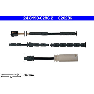 ATE 24.8190-0286.2 Brake Pad Wear Sensor for