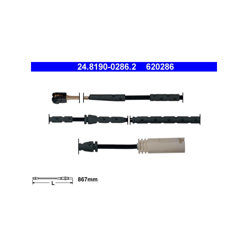 ATE 24.8190-0286.2 Bremsbelagverschleißsensor für BMW 3 X1