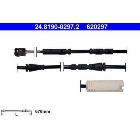 ATE 24.8190-0297.2 Sensor desgaste pastillas freno para BMW X1