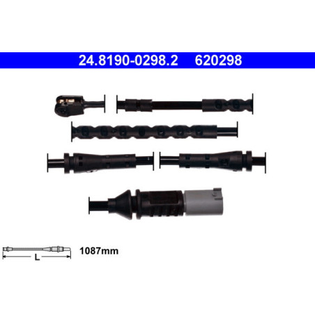ATE 24.8190-0298.2 Brake Pad Wear Sensor Front Left for BMW 5 6 7