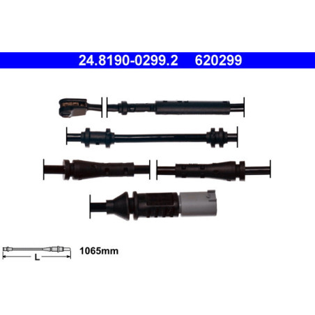 ATE 24.8190-0299.2 Témoin d'usure de plaquette de frein pour BMW 7