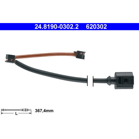 ATE 24.8190-0302.2 Brake Pad Wear Sensor for Leon Formentor TT A3 Ateca