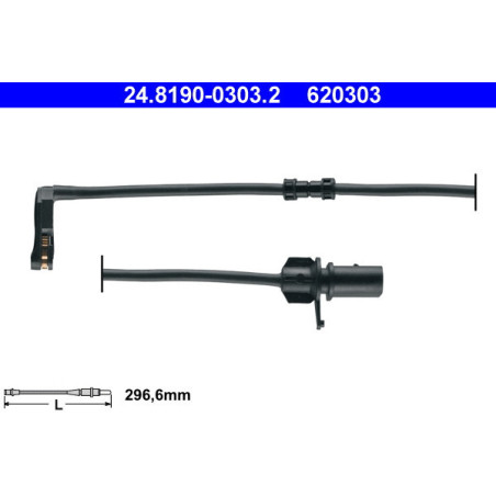 ATE 24.8190-0303.2 Brake Pad Wear Sensor for Audi A8