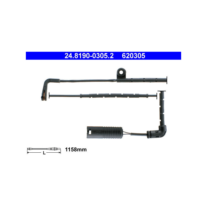 ATE 24.8190-0305.2 Sensor desgaste pastillas freno para